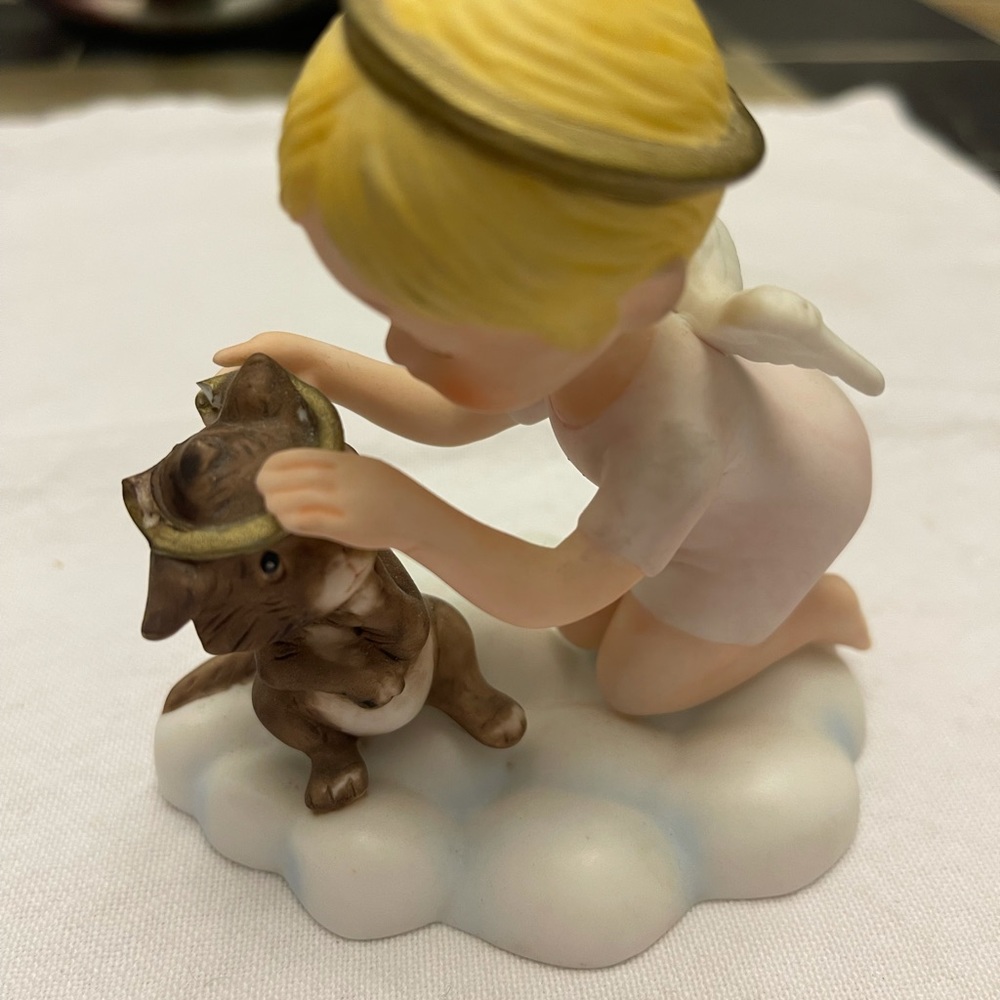 1987 Precious Moments Almost Angels Collectible figurine.